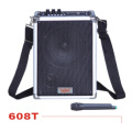 Shoulder Straps Rechargeable Speaker with Wireless Microphone